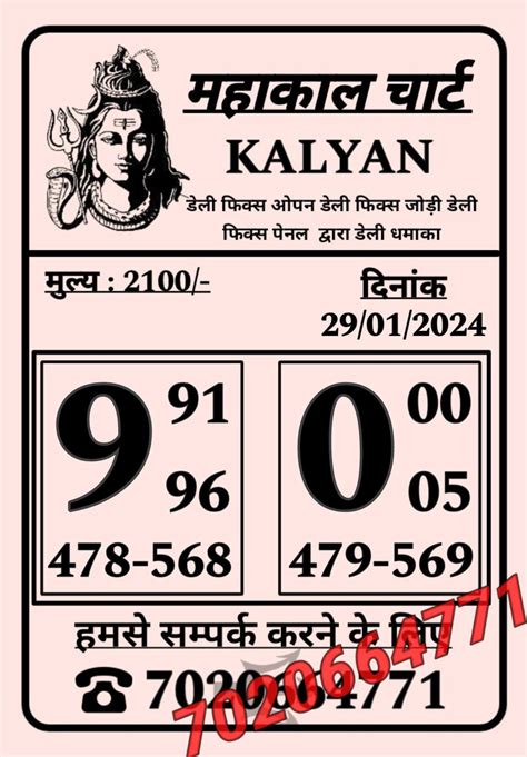 sridevi kalyan chart|kalyan bazar jodi chart.